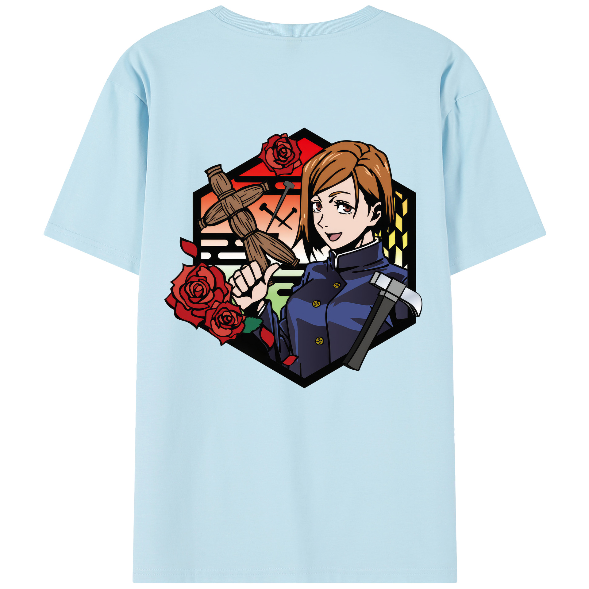 （画像用） 呪術廻戦 Jujutsu Kaisen 綿100％半袖Tシャツ（背面プリント）